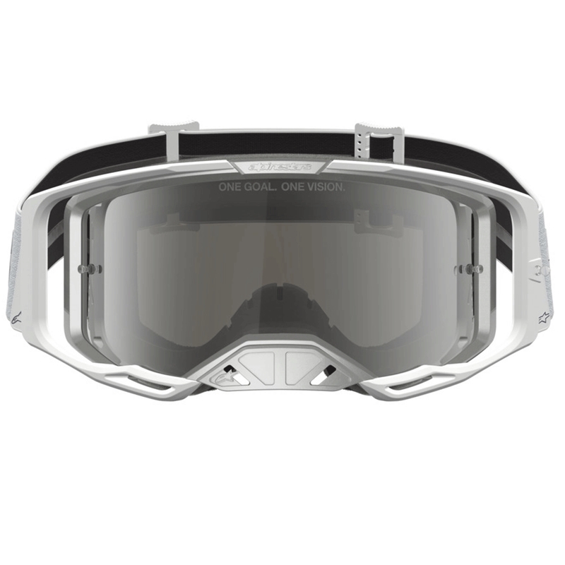 Lunettes de motocross Alpinestars Vision 8 Ambre blanc-argent