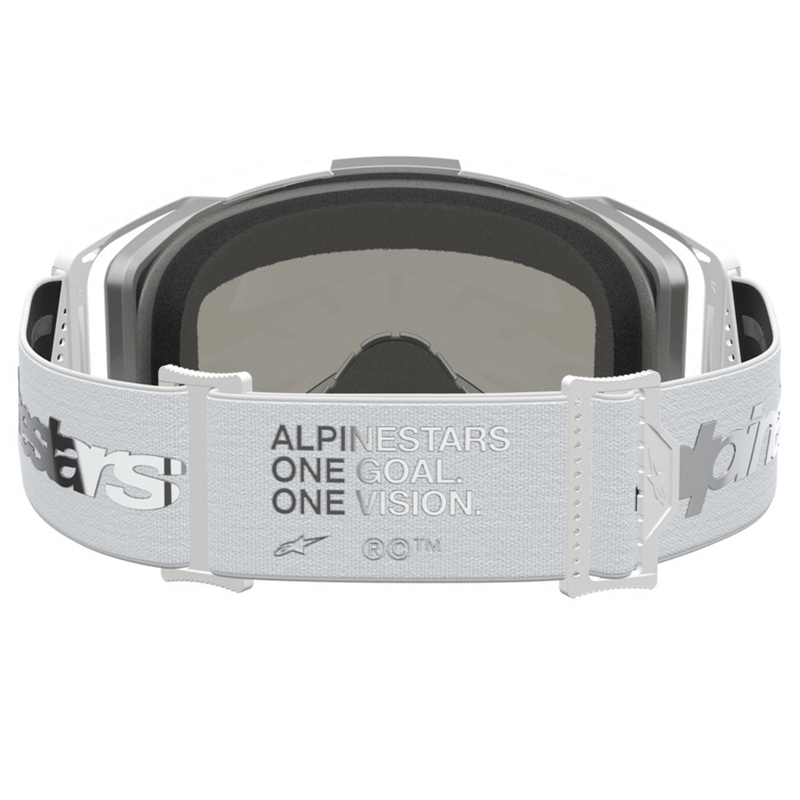 Lunettes de motocross Alpinestars Vision 8 Ambre blanc-argent
