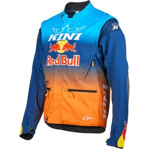 Veste de motocross KINI Red Bull 1.0 Rallye bleu-orange