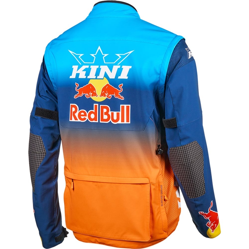 Veste de motocross KINI Red Bull 1.0 Rallye bleu-orange
