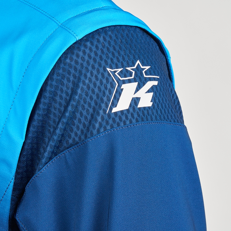 Veste de motocross KINI Red Bull 1.0 Rallye bleu-orange