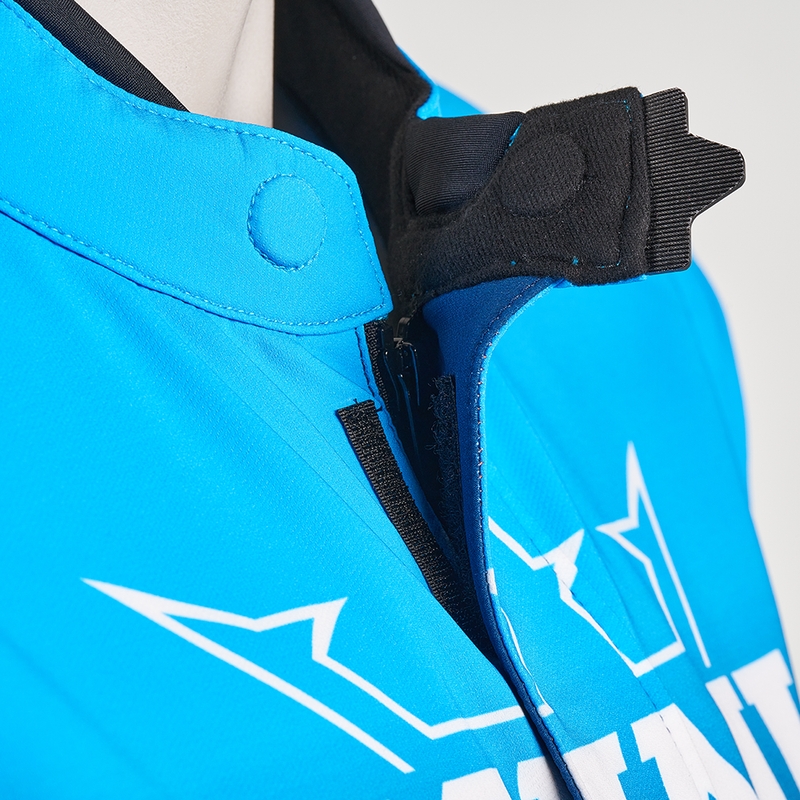 Veste de motocross KINI Red Bull 1.0 Rallye bleu-orange