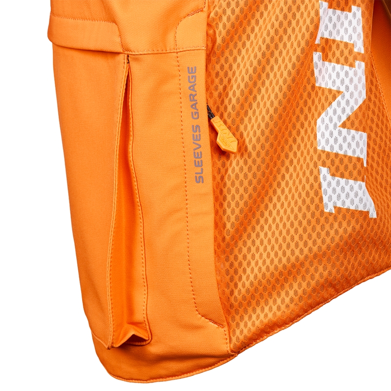 Veste de motocross KINI Red Bull 1.0 Rallye bleu-orange