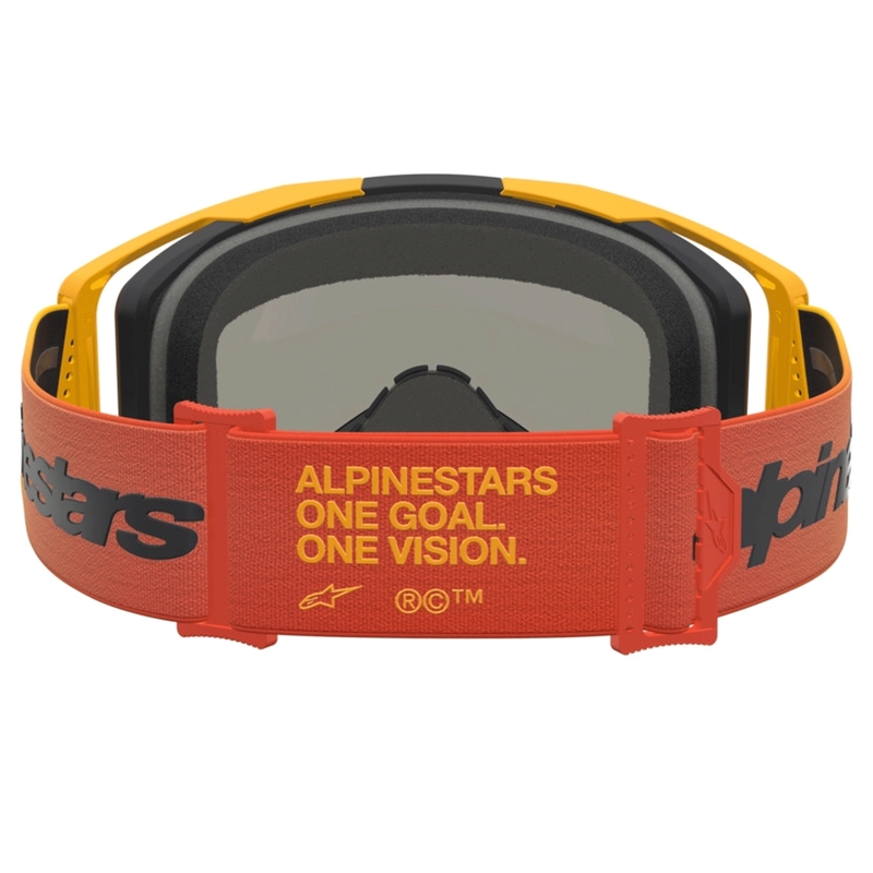 Lunettes de motocross Alpinestars Vision 8 Amber jaune-rouge-noir