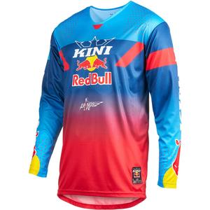 Maillot de motocross KINI Red Bull 2.0 MXC bleu-rouge