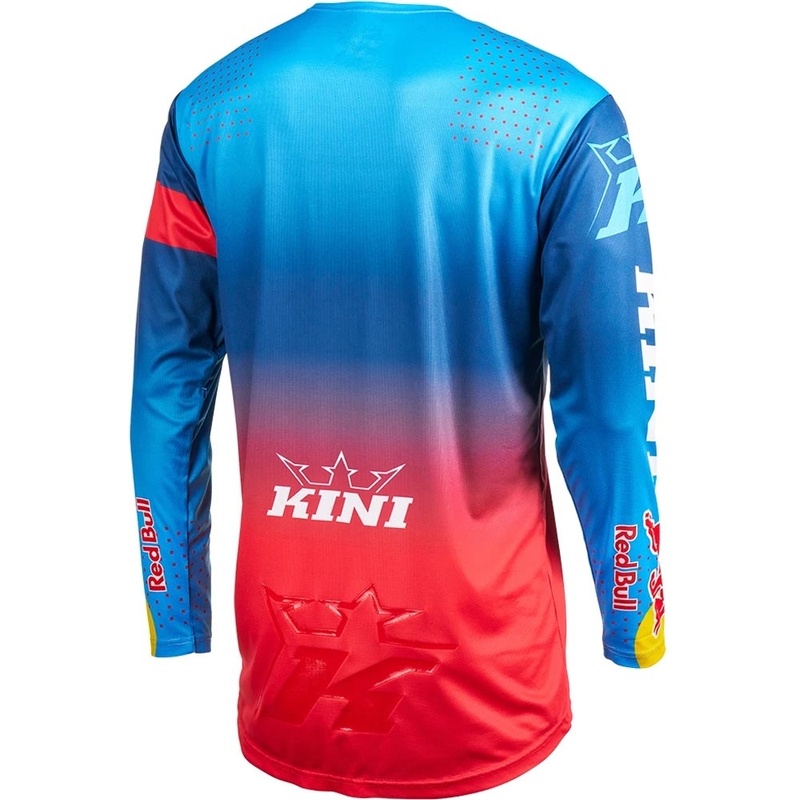 Maillot de motocross KINI Red Bull 2.0 MXC bleu-rouge
