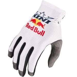Gants de motocross KINI Red Bull 1.0 RXP blancs