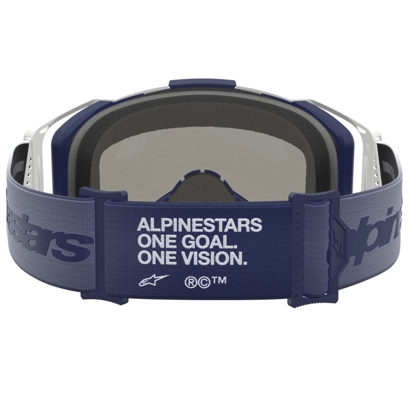Lunettes de motocross Alpinestars Vision 8 Ambre bleu-blanc
