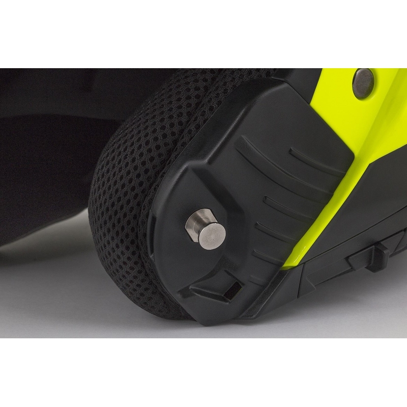 Casque de moto Cassida Compress 2.0 Refraction noir-jaune fluo