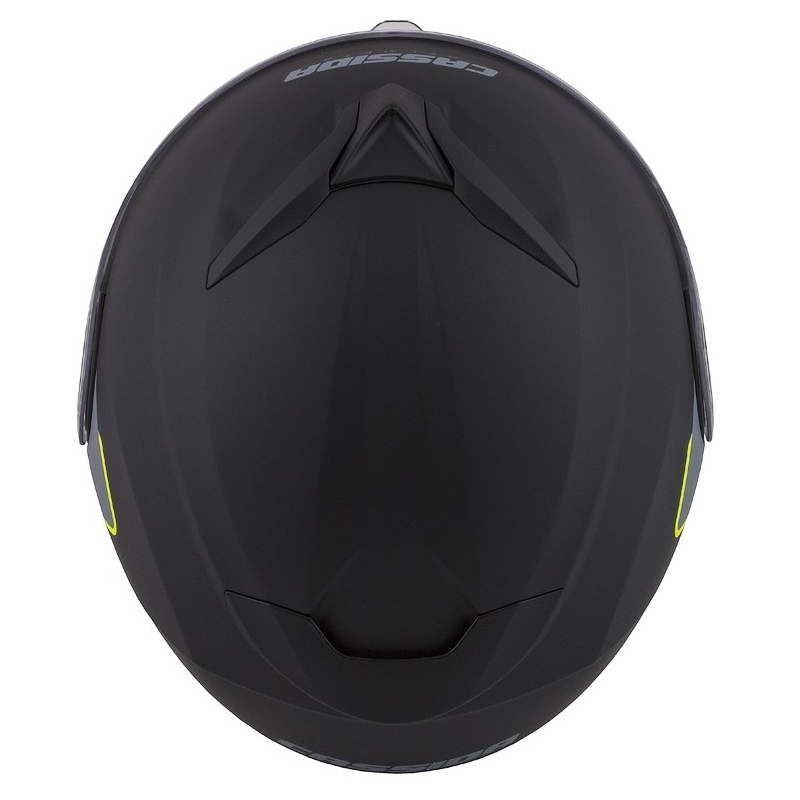 Cassida Compress 2.0 Refraction noir-gris-jaune fluo casque de moto modulable soldes
