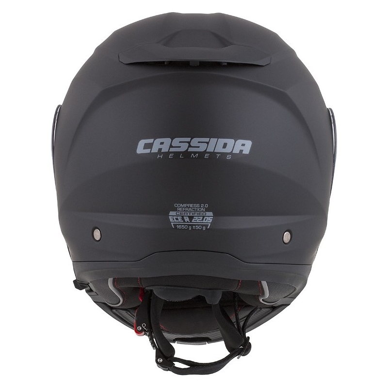 Casque moto Cassida Compress 2.0 noir mat