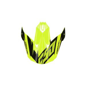 Visière pour casque Cassida Cross Cup Two Kids noir-gris-jaune fluo