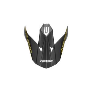Cassida Libor Podmol visière noire-jaune-grise pour casque enfant