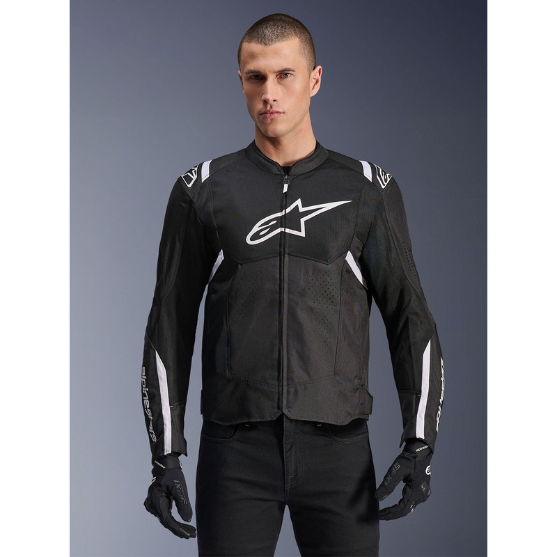 Blouson moto Alpinestars T-SPS Air V2 noir-blanc