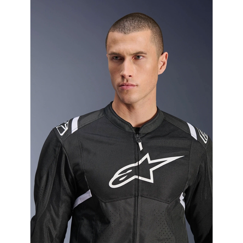 Blouson moto Alpinestars T-SPS Air V2 noir-blanc