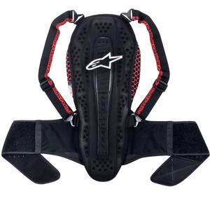 Alpinestars Nucleon KR-2 noir et rouge protection de la colonne vertébrale