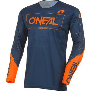 Maillot de motocross O'Neal Mayhem Paint bleu-orange