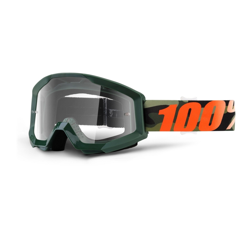 Motokrosové brýle 100% Strata Huntitistan (čiré plexi)