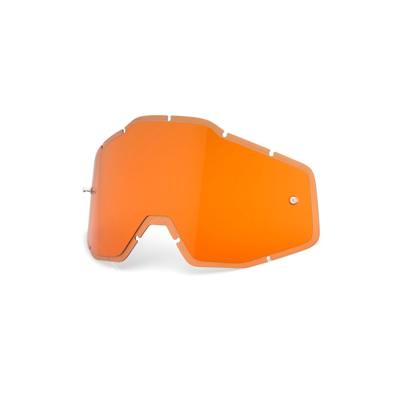 Plexi 100% injecté Racecraft/Accuri/Strata orange (Anti-brouillard)