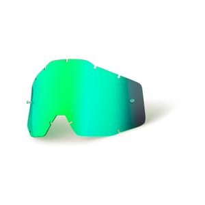 Plexi vert chromé pour lunettes d'enfant 100% Accuri/Strata