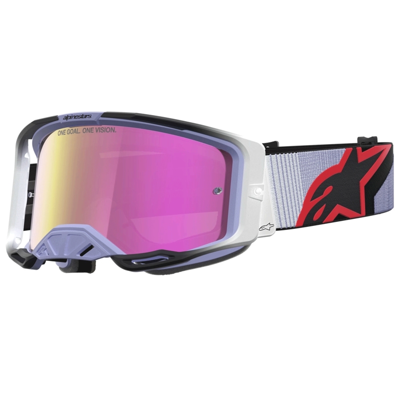 Lunettes de motocross Alpinestars Vision 8 Maven lavande-noir