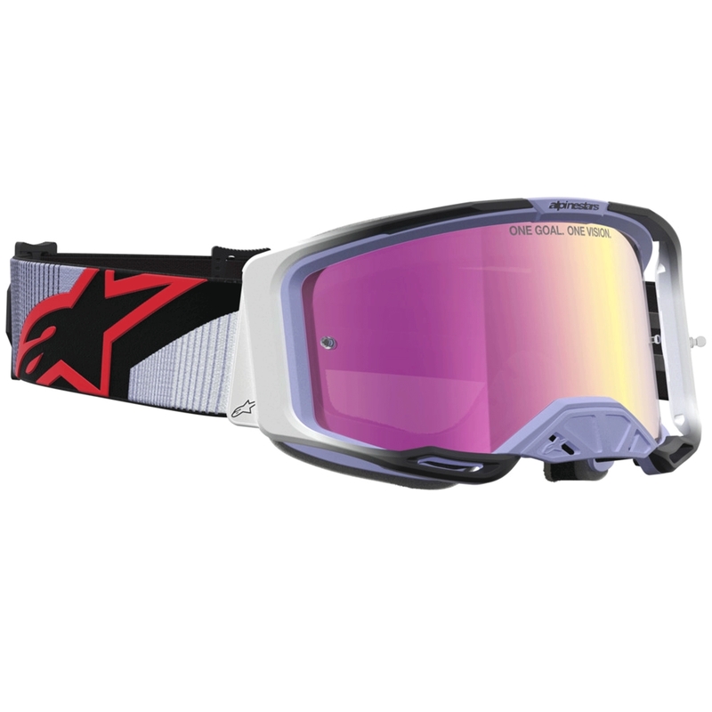 Lunettes de motocross Alpinestars Vision 8 Maven lavande-noir