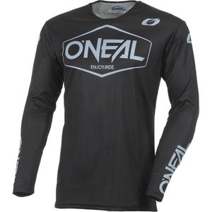 Maillot de motocross noir uni O'Neal Mayhem