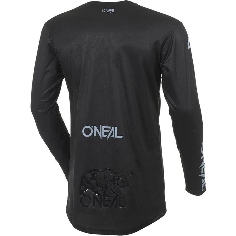 Maillot de motocross noir uni O'Neal Mayhem