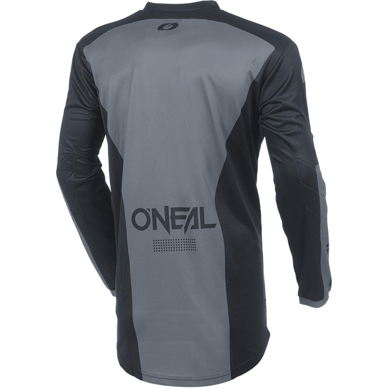 Maillot de motocross O'Neal Element Racewear noir-gris