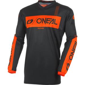 Maillot motocross O'Neal Element Racewear noir-orange