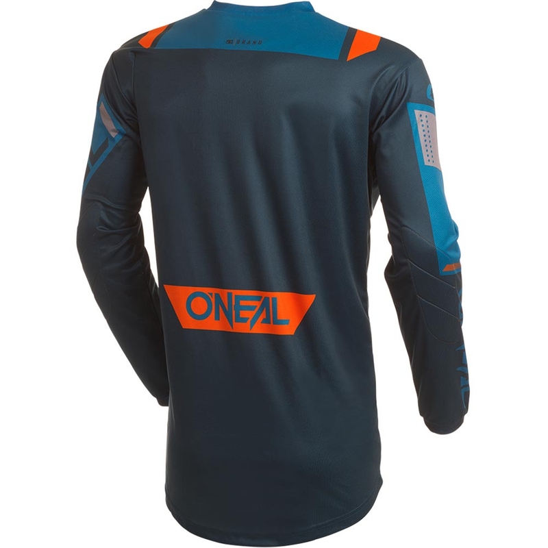 Maillot de motocross O'Neal Element Factor bleu-orange