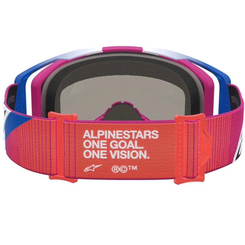 Lunettes de motocross Alpinestars Vision 8 Maven rouge et noir