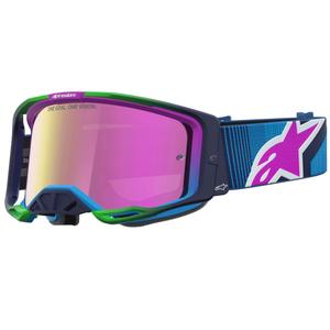 Lunettes de motocross Alpinestars Vision 8 Maven bleu-violet