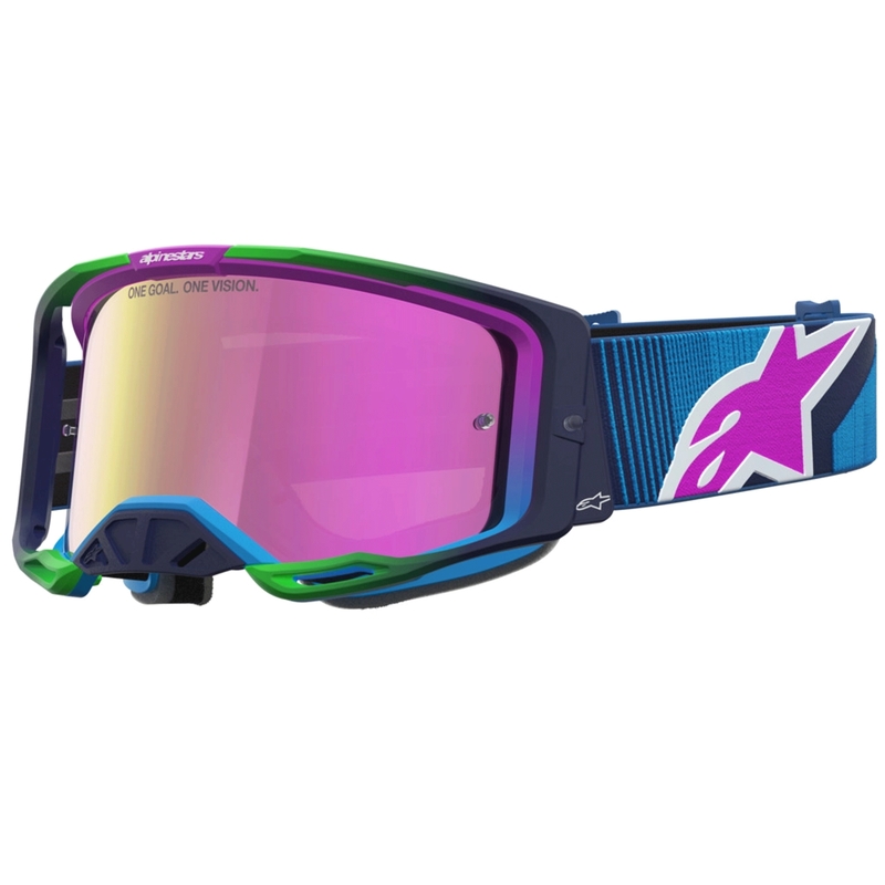 Lunettes de motocross Alpinestars Vision 8 Maven bleu-violet