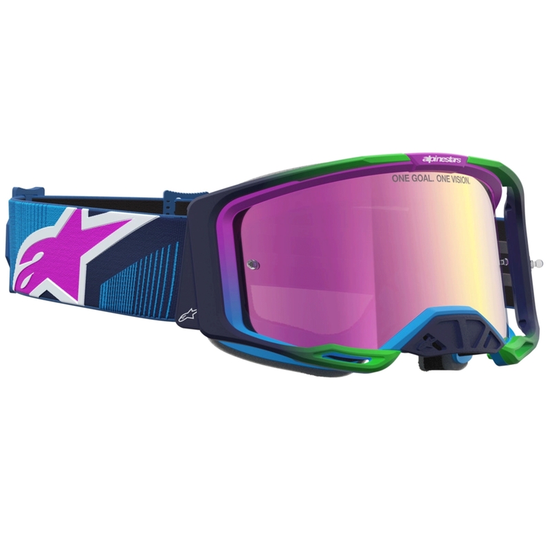 Lunettes de motocross Alpinestars Vision 8 Maven bleu-violet