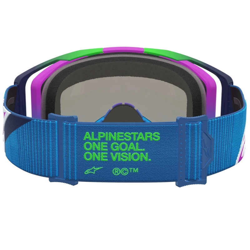 Lunettes de motocross Alpinestars Vision 8 Maven bleu-violet