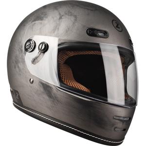 Casque moto intégral Lazer Oroshi Cafe Racer noir-marron soldes