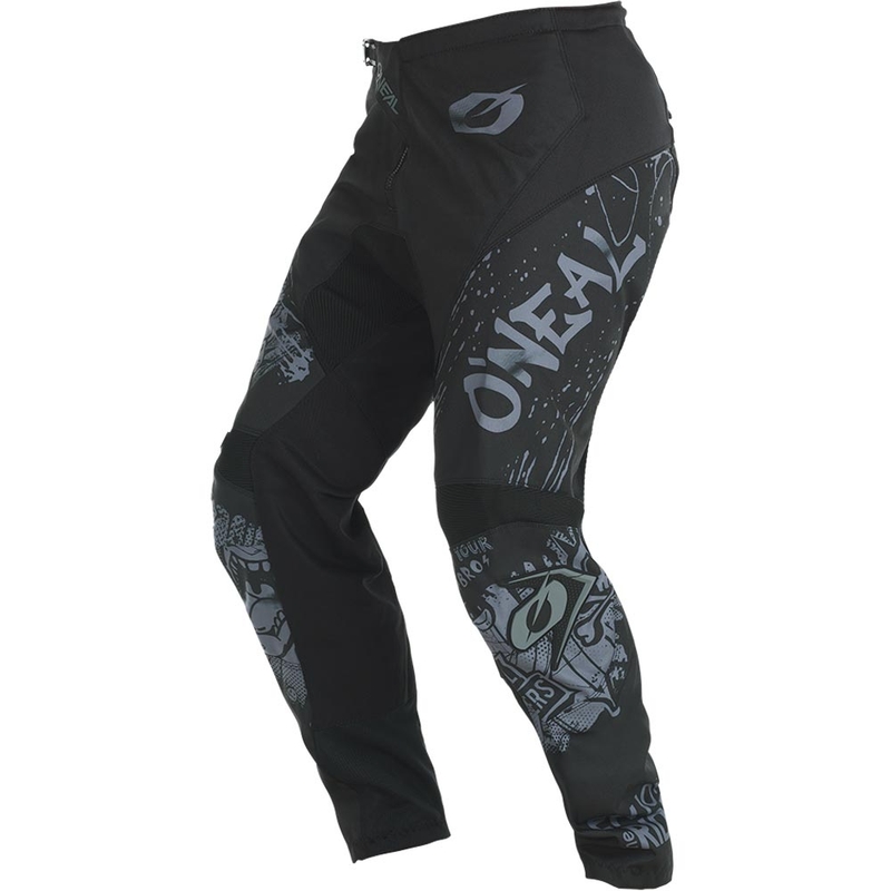 Pantalon de motocross O'Neal Element Rancid noir-gris