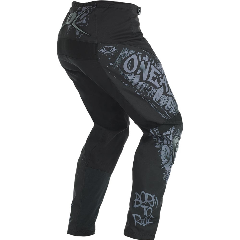 Pantalon de motocross O'Neal Element Rancid noir-gris