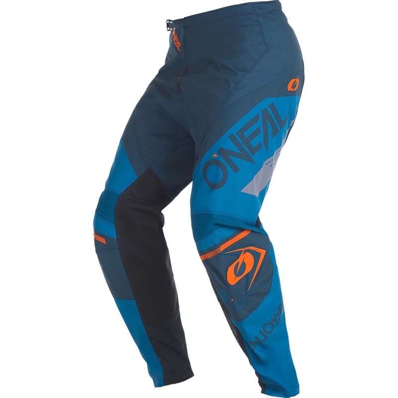 Pantalon de motocross O'Neal Element Factor bleu-orange