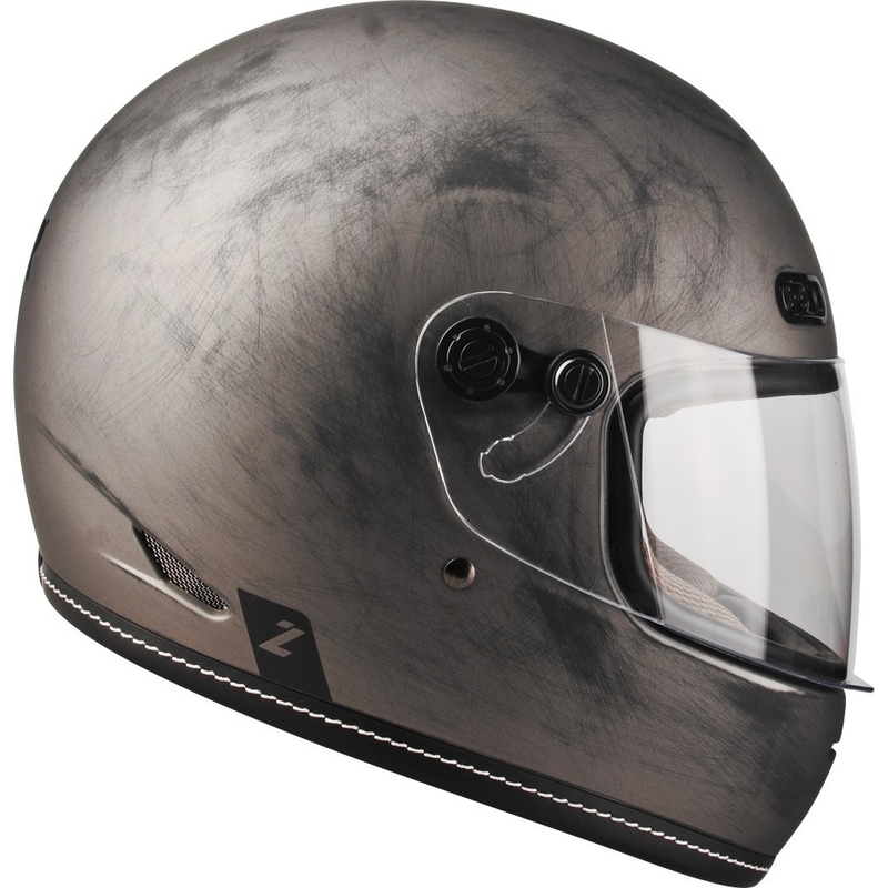 Casque moto intégral Lazer Oroshi Cafe Racer noir-marron soldes