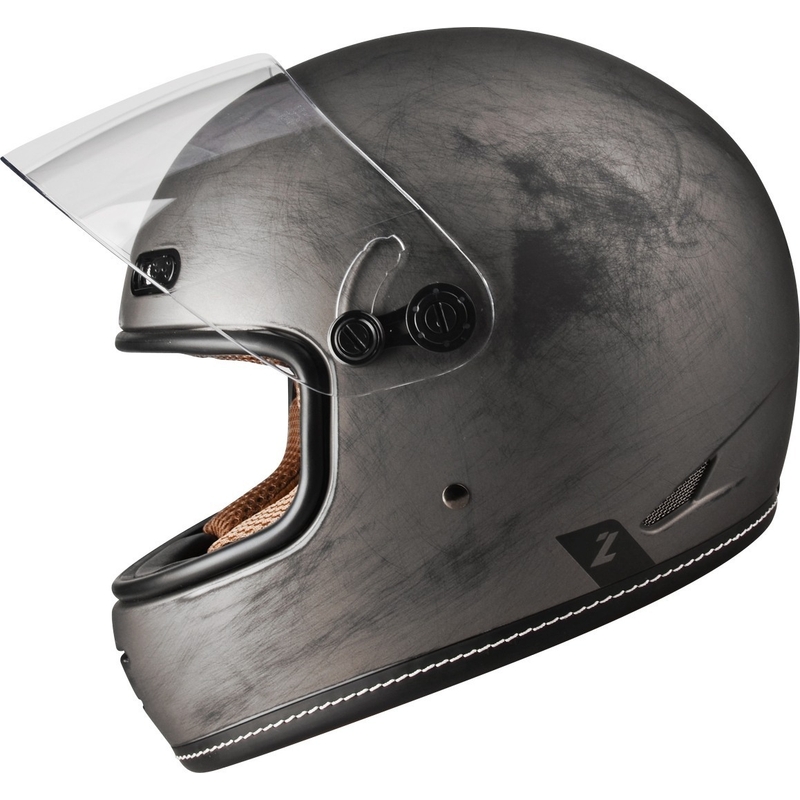 Casque moto intégral Lazer Oroshi Cafe Racer noir-marron soldes