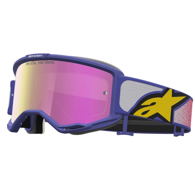 Lunettes de motocross Alpinestars Vision 5 Drag rouge-violet