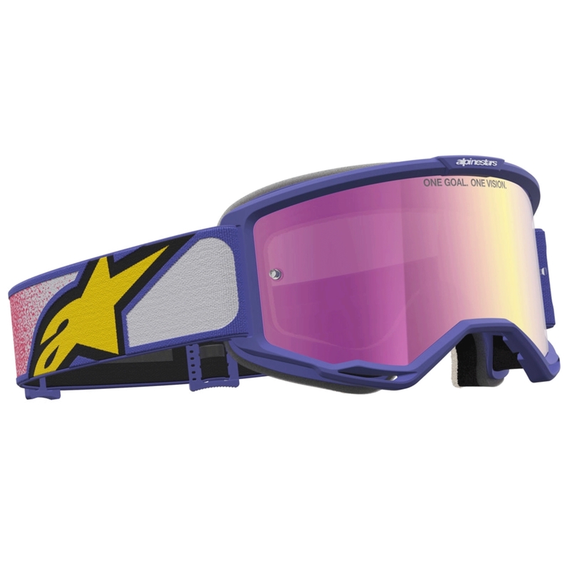 Lunettes de motocross Alpinestars Vision 5 Drag rouge-violet