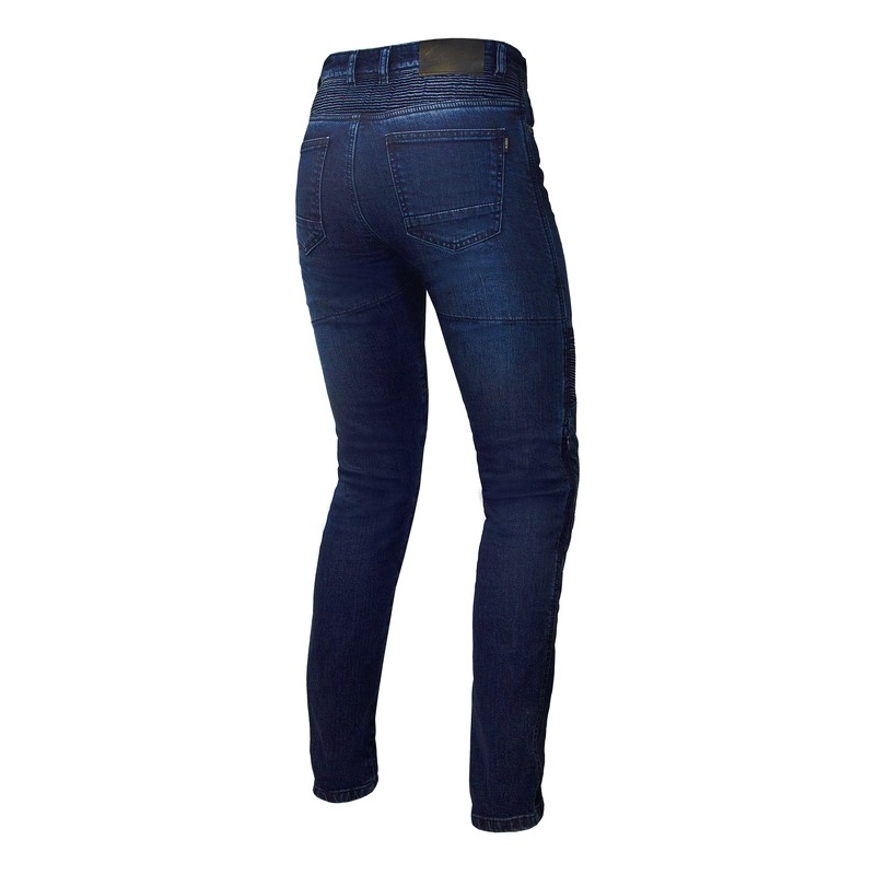 Jean moto femme Ozone Agness II bleu