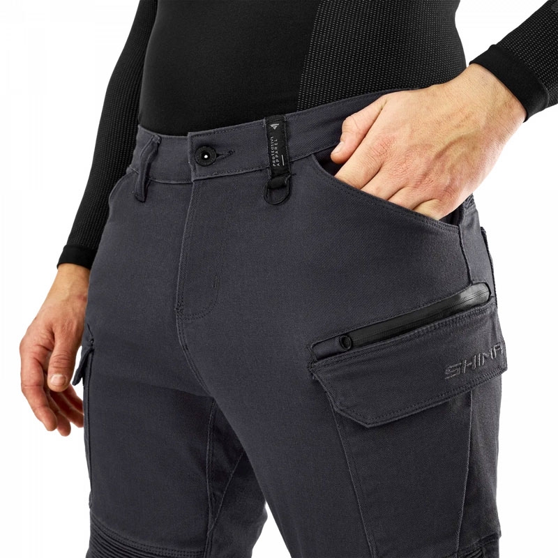 Pantalon de moto Shima Giro 3.0 allongé gris