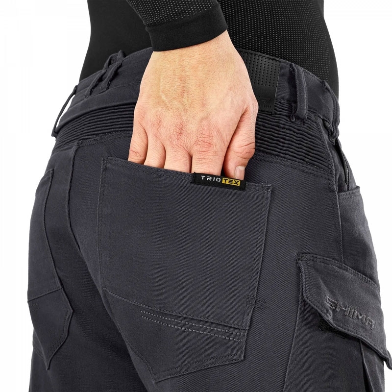 Pantalon de moto Shima Giro 3.0 allongé gris