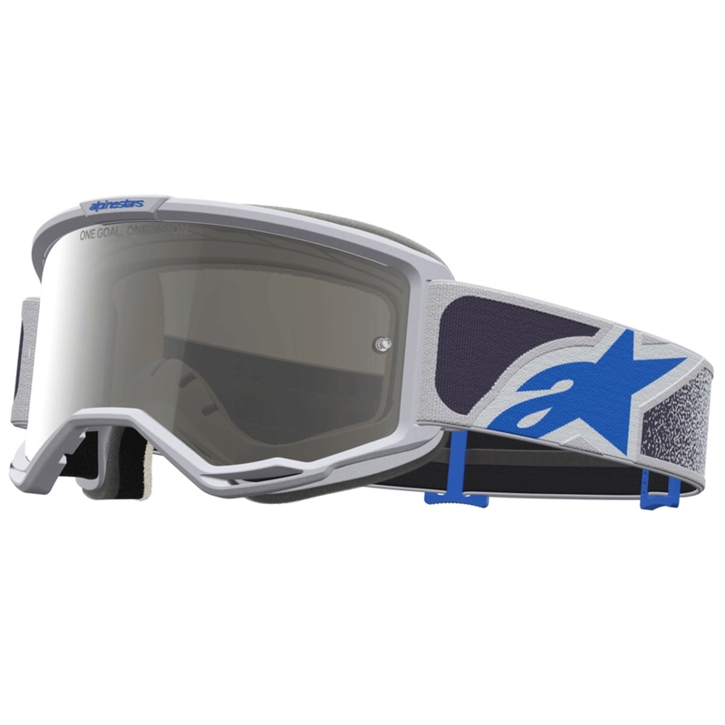 Lunettes de motocross Alpinestars Vision 5 Drag, violet clair-bleu
