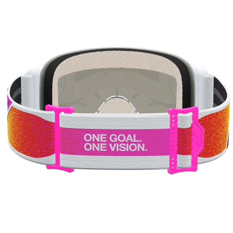 Lunettes de motocross Alpinestars Vision 5 Drag orange-rouge