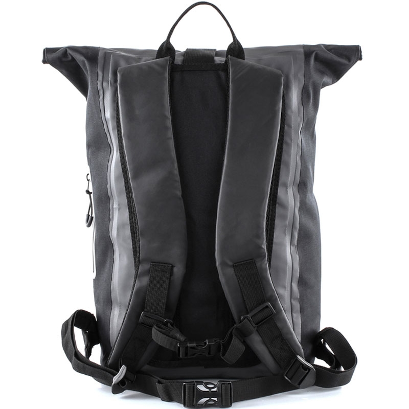 Sac à dos étanche MotoZem noir-gris